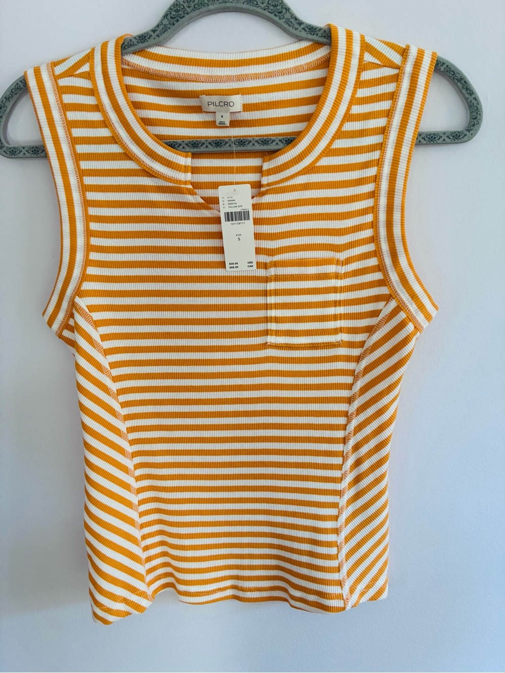 Pilcro Seamed Muscle Tank - Picture 3 of 8